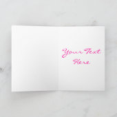 Carte d'anniversaire rose de Camo (Intérieur)