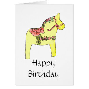 Carte d'anniversaire Rose d'été