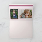Carte d'anniversaire rose éclaboussure de couleur (Intérieur)