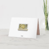 Carte d'anniversaire rose floral (Dos)