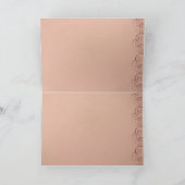 Carte d'anniversaire rose floral (Intérieur)