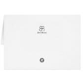 Carte d'anniversaire rose Hollyhock (Dos Horizontal)