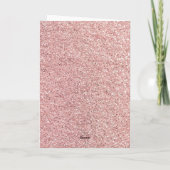 Carte d'anniversaire Rose Luxe (Dos)