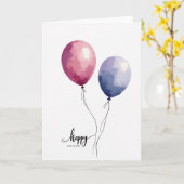 Carte d'anniversaire Rose Orb (Fleur jaune)