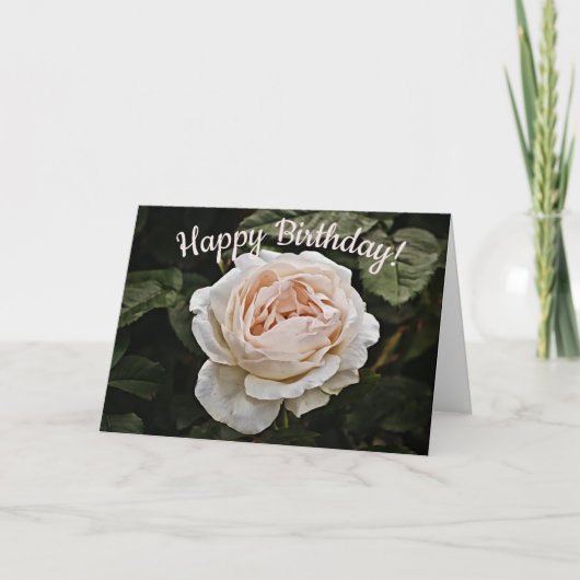 Carte d'anniversaire rose pâle (Devant)