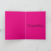 Carte d'anniversaire rose Princess Kitty (Intérieur)