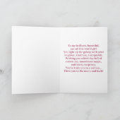 Carte d'anniversaire rose sur le thème de l'espace (Intérieur)