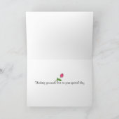Carte d'anniversaire Rosebud (Intérieur)