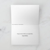 Carte d'anniversaire Rottweiler par thème pour une (Intérieur)