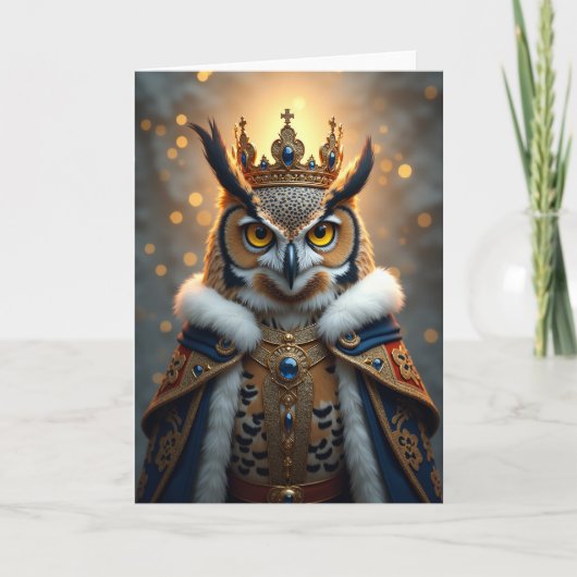 Carte d'anniversaire royale pour les rois (Devant)