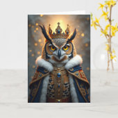 Carte d'anniversaire royale pour les rois (Fleur jaune)