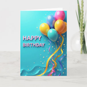 Carte d'anniversaire Ruban