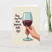 Carte d'anniversaire Ruby Drink (Devant)