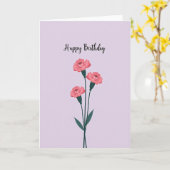 Carte d'anniversaire Ruffled Bloom (Fleur jaune)