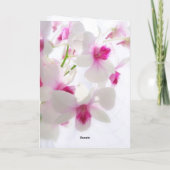 Carte d'anniversaire russe pour la maman avec les (Dos)