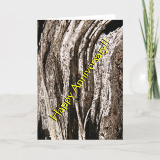 Carte d'anniversaire Rustic Woodgrain