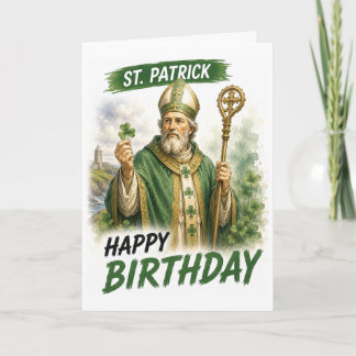 Carte d'anniversaire Saint-Patrick
