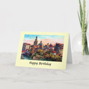 Carte d'anniversaire - San Remo, Italie
