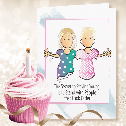 Carte d'anniversaire sarcastique pour elle