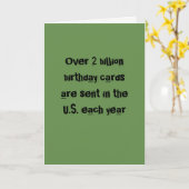 Carte d'anniversaire - Sarcastiquement (Fleur jaune)