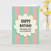 Carte d'anniversaire Sassy Cloud (Fleur jaune)