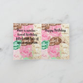 Carte d'anniversaire : Saveurs de crème glacée (Intérieur)