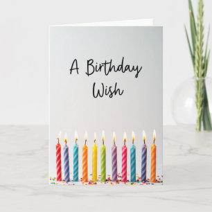 Carte d'anniversaire scénarisée joyeuse