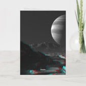 Carte d'anniversaire Sci-Fi Space 3D Anaglyph (Dos)
