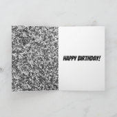 Carte d'anniversaire scintillante unique (Intérieur)