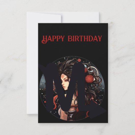 carte d'anniversaire scorpio (Devant)