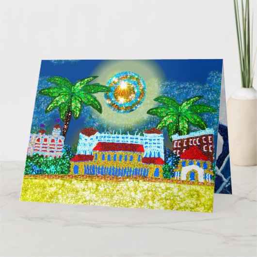 Carte d'anniversaire | Sequin Beach, Sydney Austra (Devant)