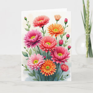 Carte d'anniversaire Sérénité du jardin