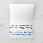 Carte d'anniversaire "Seul au monde" (Intérieur)