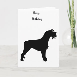 Carte d'anniversaire Shadow Schnauzer
