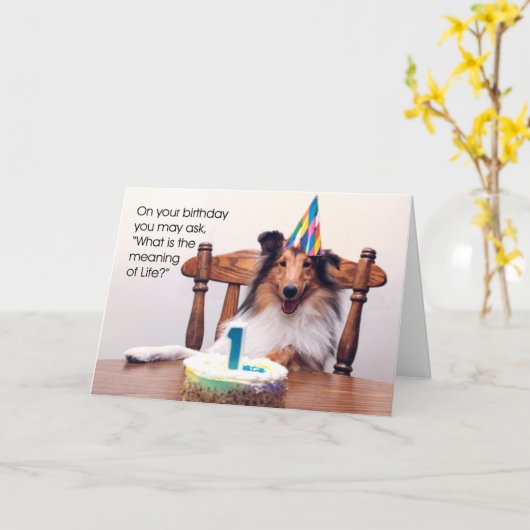 Carte d'anniversaire Shelthday (Fleur jaune)