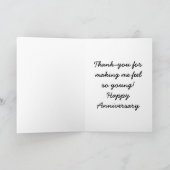 Carte d'anniversaire si jeune (Intérieur)