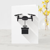Carte d'anniversaire Silhouette (Fleur jaune)