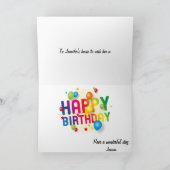 Carte D'Anniversaire Silly Où Tout Le Monde Va (Intérieur)