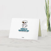 Carte d'anniversaire simple de carlin (Dos)