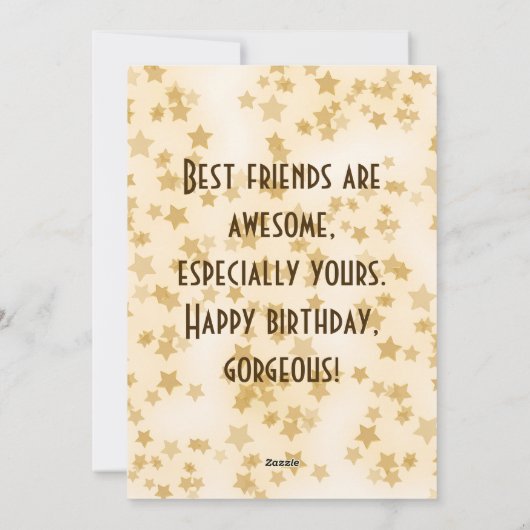 Carte d'anniversaire simple et heureuse (Dos)