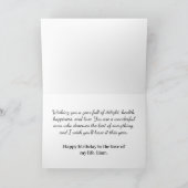 Carte d'anniversaire simple et joyeuse (Intérieur)