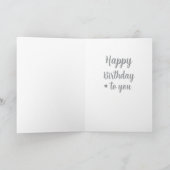 Carte d'anniversaire Simple Petite Fleur (Intérieur)