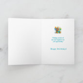 Carte d'anniversaire singe (Intérieur)