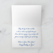 Carte d'anniversaire "Singing Lakeside Robin" (Intérieur)