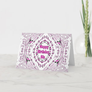 Carte d'anniversaire Sis