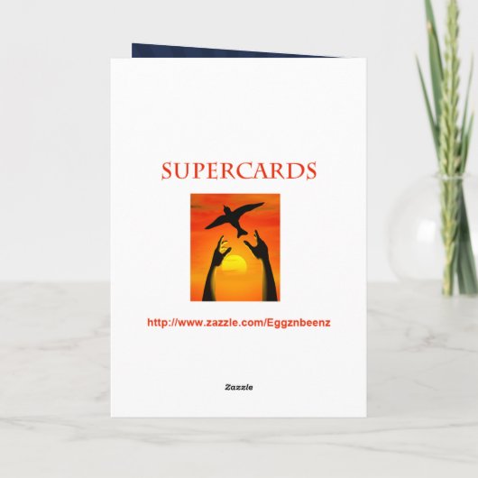 Carte d'anniversaire Skeleton (Dos)