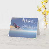 Carte d'anniversaire Skywriter (Fleur jaune)