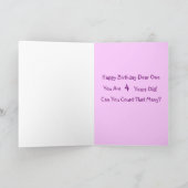 Carte d'anniversaire Smart Bunny (Intérieur)