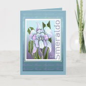 Carte d'anniversaire Smeraldo Flower (Devant)