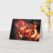 Carte d'anniversaire "S'mores" (Fleur jaune)